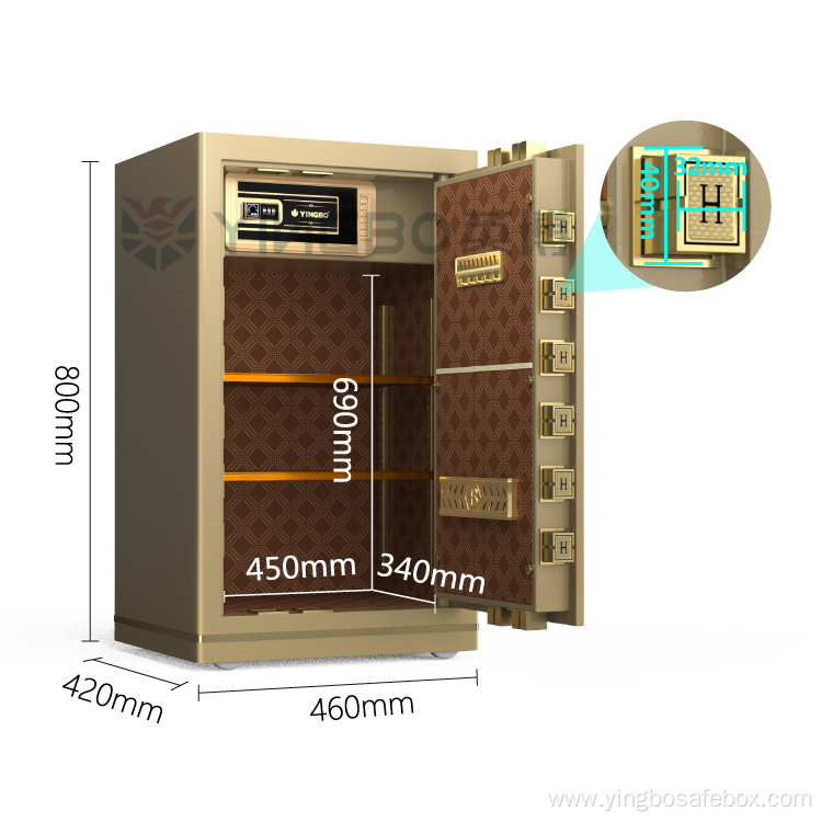 new design patented lock bolts Intelligent electronic safe