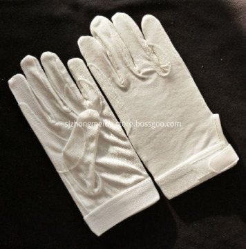 White Cotton Gloves for Marching Band
