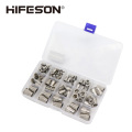 95Pcs and 300Pcs Stainless Steel Rivet Nut Rivnut Insert Nutsert KIT M3 M4 M5 M6 M8 M10 for Rivet Nut Gun Riveting Riveter Tool