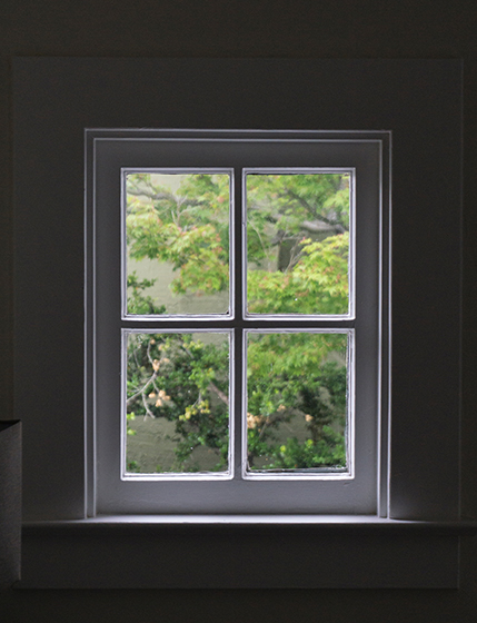 Aluminium Fixed Window with grill