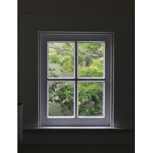Panoramic windows aluminum fixed window with grill
