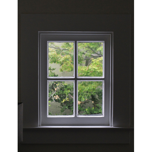 Panoramic windows aluminum fixed window with grill