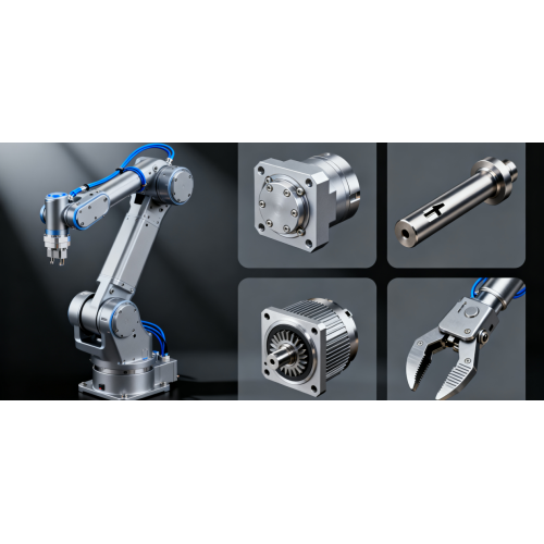 Изготовленные на заказ металлические детали роботизированной руки