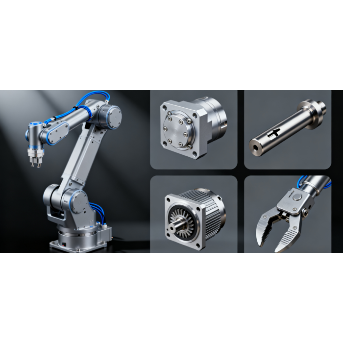 Изготовленные на заказ металлические детали роботизированной руки