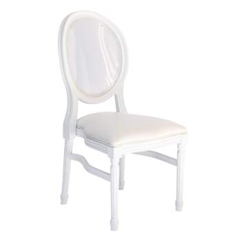 Elegant White Modern Louis Chair for Wedding