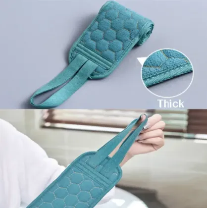 Gloway RPET Eco-Friendly Loofah Pouf Body Exfoliating Bath Sponge