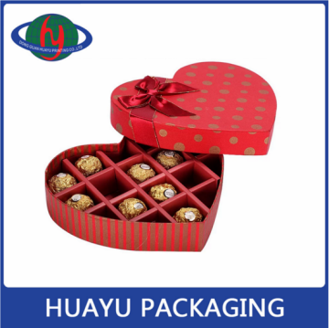 Custom Luxury Cardboard Paper Chocolate Gift Packaging Box