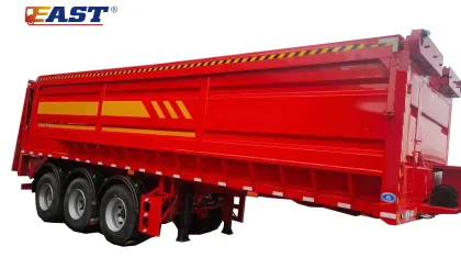 EAST Factory Live Bottom Belt Walking Floor Trailers - Semi Trailer Transport Band Type Kipper Conveyor Trailer