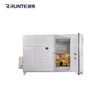 Energy Saving Mobile Air-Cooled Commercial Refrigerator for Fruit and Vegetable Storage