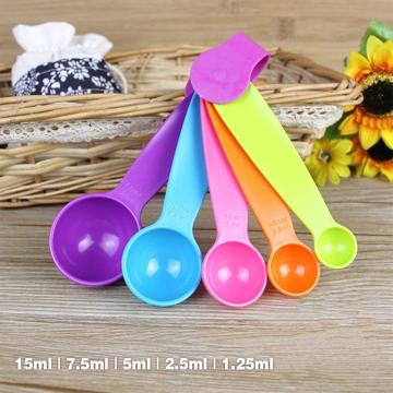 5 Kitchen Aid Plastic Measuring Spoons