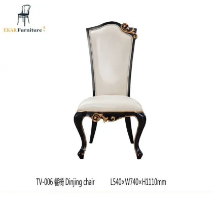Ekar Furniture Offer french louis style leather dining chair