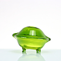 Green Glass Holders