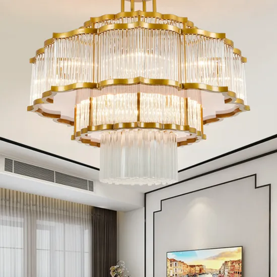 Luxury Chinese Style Crystal Chandelier for Villa and Duplex Halls