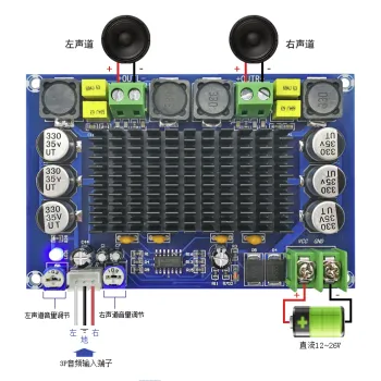 XH-M569 TPA3116D2 Dual Channel Stereo Audio Power Amplifier Board 150W