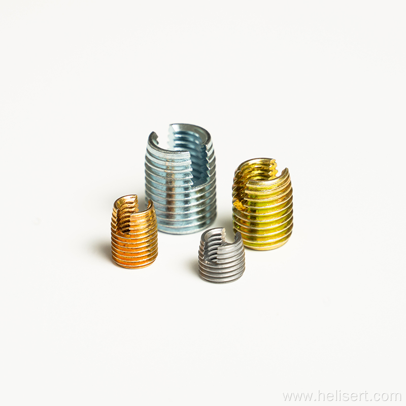 Self Tapping Slotted Screw Threaded Insert