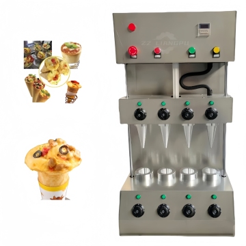 Portable Factory Machine for Making Pizza Cones