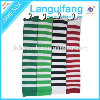 Custom sexy striped over knee women socks