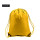 Yellow sport nylon packsack bag with draswtring