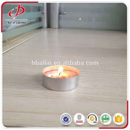 Small tea lite unscented tea lights