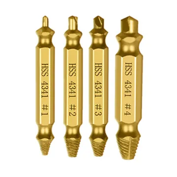 Royal Sino 4/5/6 Pcs Speed Out Broken Screw Extractor Drill Bit Kit