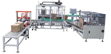 Machine d'emballage automatique de boîtes de remplissage de caisses à poussée latérale