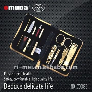 RIMEI 70088 Golden Color Manicure Set / Pedicure Set