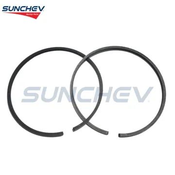 SUNCHEV Piston 2 Ring 12140-93121 For Suzuki 15hp