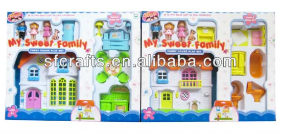 SF2013 New Plastic Kids Villa Beaty House Toy