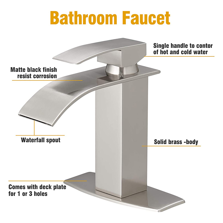 Fauce moderno de baño Polished Twash Basin Gree