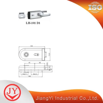 SS304 Lockable Sliding Doors For Glass Door