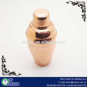 stainlesss steel golden Cocktail shaker