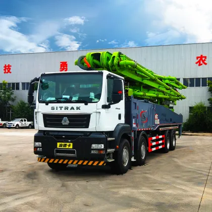 Diesel-Powered 58 Meter Concrete Pump Truck Machinery