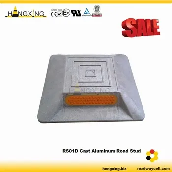 RS01C 43 plastic beads reflective aluminum cat eyes