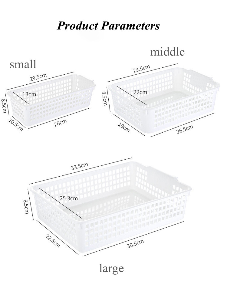 Plastic Desk Storage Trays Bathroom Office Drawer Organizer, High