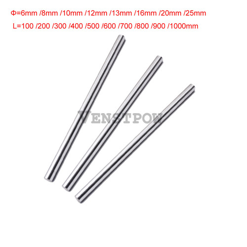 2pcs 12mm 12x200 linear shaft 3d printer 12mm x 200mm Cylinder Liner Rail Linear Shaft axis cnc parts