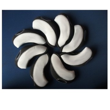 OEM White/Black Golf Iron Cover, Two-Tone Covers for Golf Club