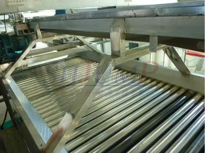 Industrial fruit and vegetable washing and drying machine