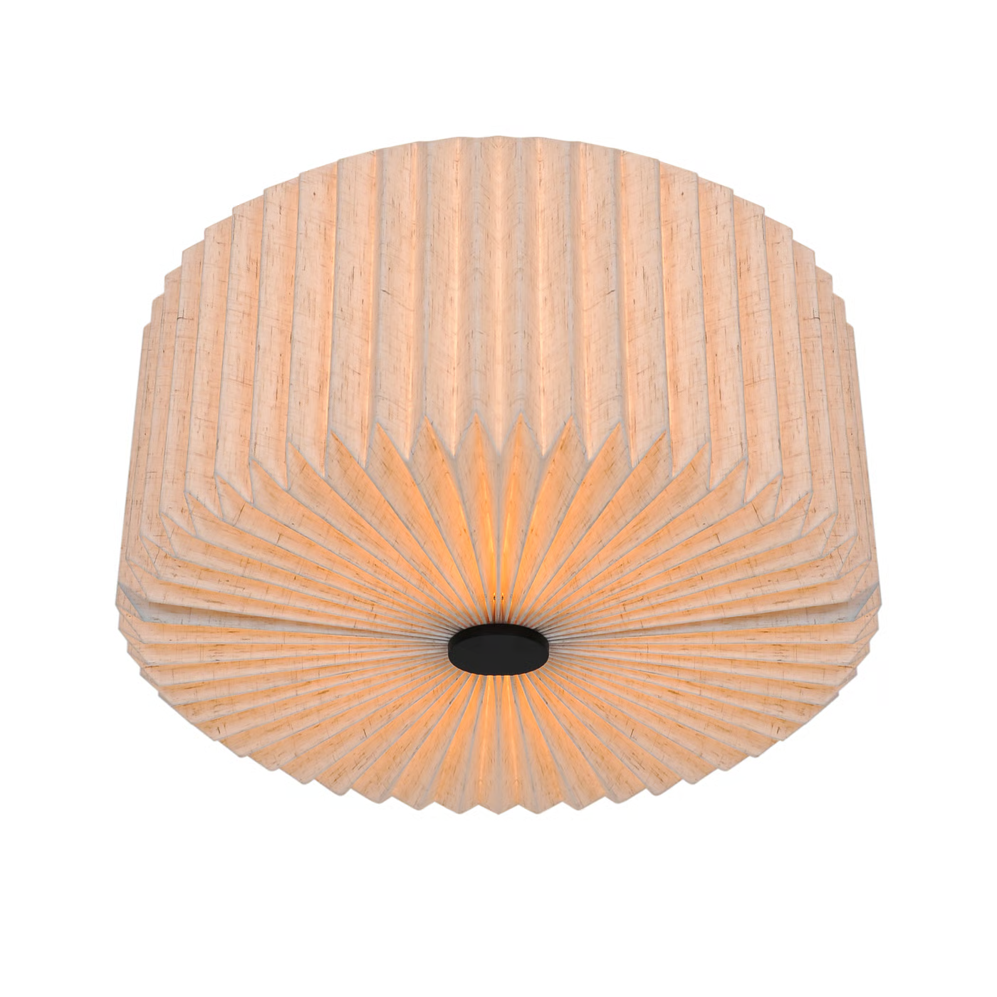 Vivienne Fabric Metal LED Ceiling Light (4)