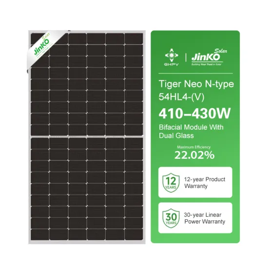 Jinko Mono-Facial A Grade Solar Panels: 410W to 430W Modules - The Latest Tiger Neo N-Type Solar Panels