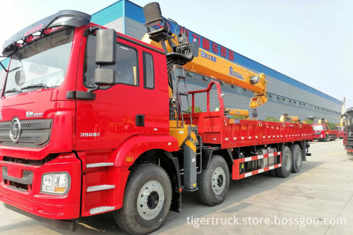 Shacman Customizable Truck Mounted Cranes with Capacities of 3 Ton, 10 Ton, and 16 Ton - Hydraulic Boom Technology