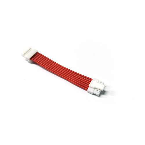 NH1.0 Ultra-thin buckled 7P double reverse red cable