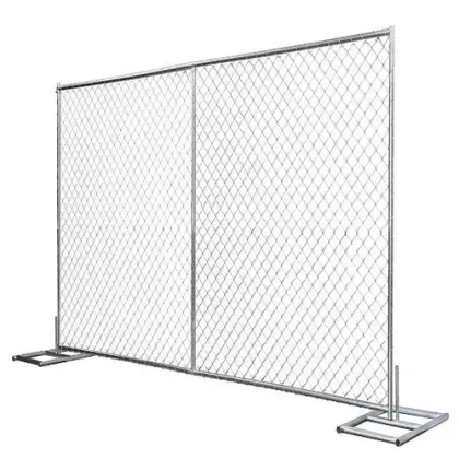USA Standard 6x12ft Galvanized Chain Link Fence with Sunshade Net