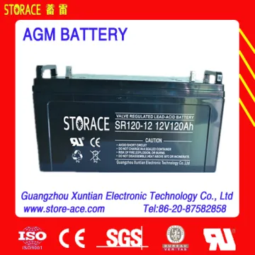 storage agm Battery 12V 120ah