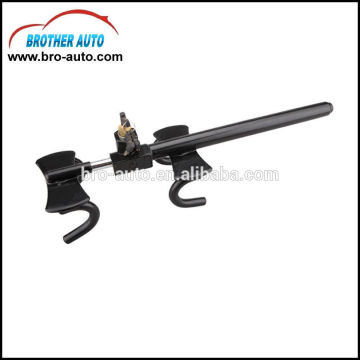 High quality stainless steel standard size 3key car steering wheel lock with CE alarm car steering wheel lock