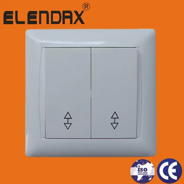 Sakelar Lampu Kontrol Ganda Pemasangan Siram UE (F6401)