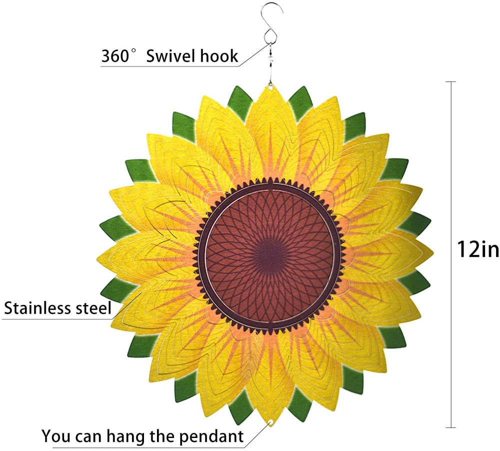 Ветровой спиннер Двор Дар Двор Арт -сад декор
