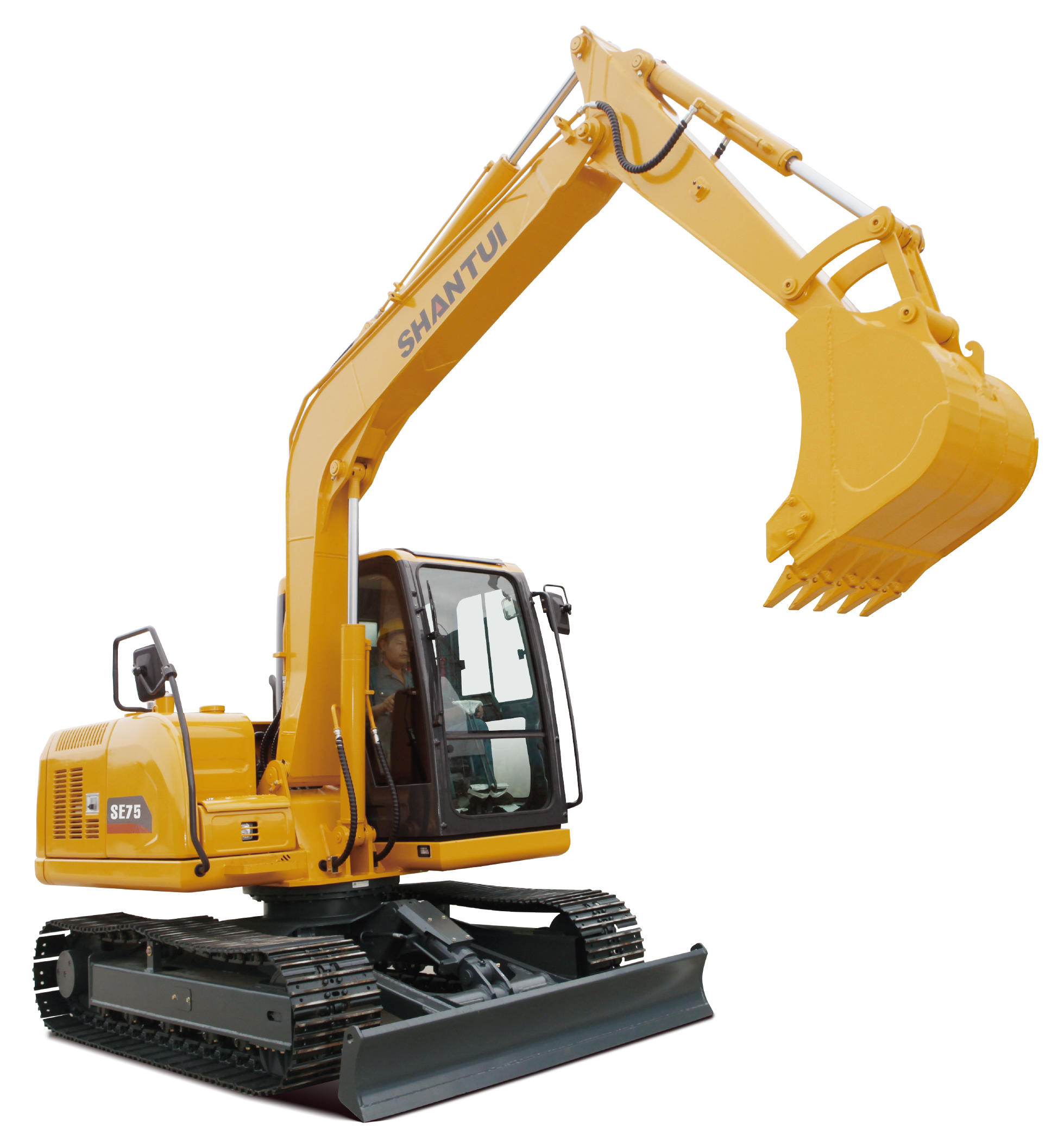 Shantui mini excavator multifungsi 7,5 ton resmi SE75