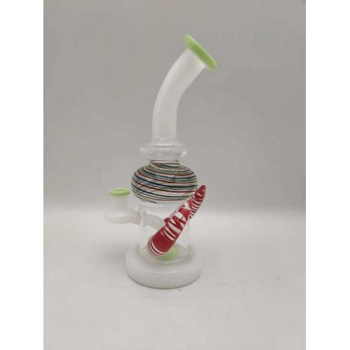 Unique Design Glass Bongs with Two Ox Horn