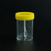 Contenedor de muestra de heces desechable de 60 ml