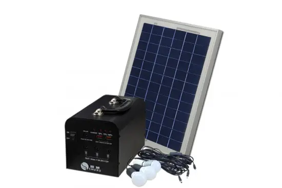 Portable Solar Power lighting System Kit